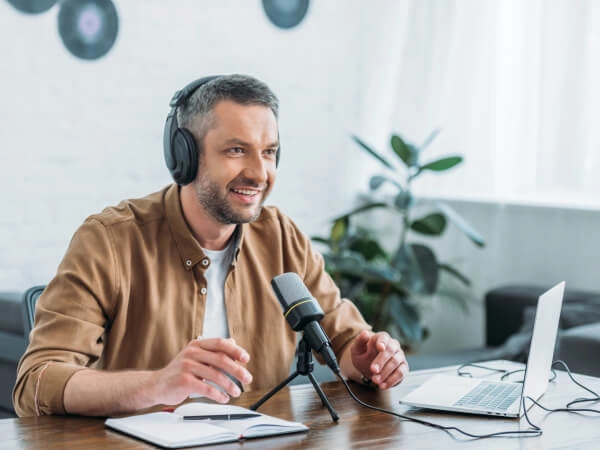 Josh L podcasting